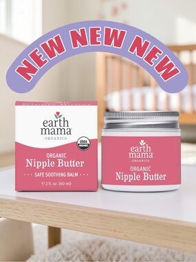 🤱🌿 Earth Mama Organic Nipple Butter – 2 oz (Lanolin-Free)